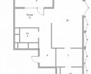 1-комнатная квартира площадью 68 кв.м, Усачева ул., 11 | цена 41 743 000 руб. | www.metrprice.ru