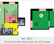 5-комнатная квартира площадью 131.4 кв.м, Авангардная, корп.5 | цена 13 534 200 руб. | www.metrprice.ru