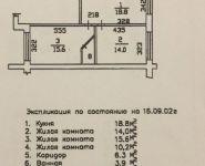 3-комнатная квартира площадью 71.9 кв.м, Юбилейный проспект, 1 | цена 10 000 000 руб. | www.metrprice.ru