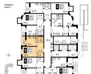 1-комнатная квартира площадью 35.2 кв.м, Северное шоссе, д.4 | цена 1 893 760 руб. | www.metrprice.ru