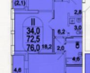 2-комнатная квартира площадью 77 кв.м, улица Энергетиков, 6 | цена 23 454 000 руб. | www.metrprice.ru