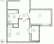 1-комнатная квартира площадью 42.4 кв.м, Космонавтов б-р, 7 | цена 4 342 032 руб. | www.metrprice.ru