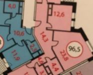 3-комнатная квартира площадью 96.5 кв.м,  | цена 7 600 000 руб. | www.metrprice.ru
