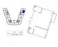 2-комнатная квартира площадью 70 кв.м, Шеногина ул., 1 | цена 17 402 880 руб. | www.metrprice.ru