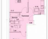 2-комнатная квартира площадью 60 кв.м, Муравская 2-я ул. | цена 6 702 344 руб. | www.metrprice.ru