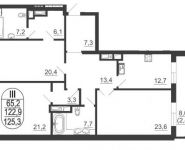 3-комнатная квартира площадью 125 кв.м, Серпуховский Вал ул. | цена 29 938 054 руб. | www.metrprice.ru