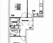 2-комнатная квартира площадью 59 кв.м, Муравская 2-я ул., 7 | цена 6 770 210 руб. | www.metrprice.ru