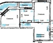2-комнатная квартира площадью 73 кв.м в ЖК "Академик 1 и 2", Академика Каргина ул., 42 | цена 6 250 000 руб. | www.metrprice.ru