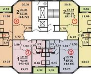 2-комнатная квартира площадью 62 кв.м, Гагарина пр-т, 23 | цена 7 700 000 руб. | www.metrprice.ru