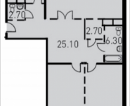 3-комнатная квартира площадью 124.6 кв.м, 1-й Нагатинский пр-д, корп.203 | цена 21 280 659 руб. | www.metrprice.ru