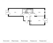 2-комнатная квартира площадью 70.2 кв.м, Измайловский проезд, вл11 | цена 12 018 240 руб. | www.metrprice.ru