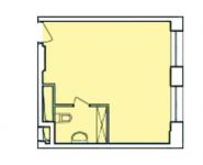 1-комнатная квартира площадью 25.2 кв.м, улица Дмитрия Ульянова, 6к1 | цена 2 268 000 руб. | www.metrprice.ru