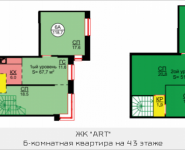 6-комнатная квартира площадью 118.7 кв.м, Авангардная, корп.5 | цена 12 463 500 руб. | www.metrprice.ru