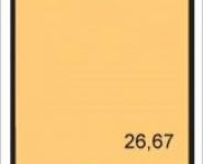 1-комнатная квартира площадью 31 кв.м, Ходынский бульвар, 2с1 | цена 5 736 412 руб. | www.metrprice.ru