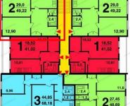 2-комнатная квартира площадью 52.2 кв.м, Гурьянова ул., 7 | цена 8 300 000 руб. | www.metrprice.ru