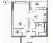 1-комнатная квартира площадью 45.2 кв.м, улица Энергетиков, 6 | цена 7 770 164 руб. | www.metrprice.ru