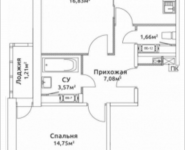 2-комнатная квартира площадью 61.14 кв.м, Родниковая, 5 | цена 6 516 642 руб. | www.metrprice.ru