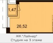 1-комнатная квартира площадью 31 кв.м, Ходынский бульвар, 2с1 | цена 5 659 281 руб. | www.metrprice.ru