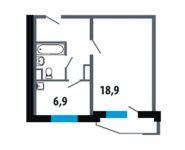 1-комнатная квартира площадью 37.4 кв.м, Нововатутинский проспект, 8 | цена 4 272 576 руб. | www.metrprice.ru