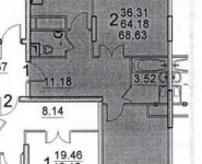 2-комнатная квартира площадью 70 кв.м, Можайское ш., 122 | цена 6 200 000 руб. | www.metrprice.ru