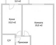 1-комнатная квартира площадью 35.6 кв.м, Авангардная улица, 16 | цена 6 300 000 руб. | www.metrprice.ru