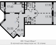 6-комнатная квартира площадью 177.8 кв.м, 1-й Нагатинский пр-д, корп.204-205 | цена 31 218 734 руб. | www.metrprice.ru