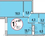 1-комнатная квартира площадью 58 кв.м, Покровский бул., 5/2 | цена 21 626 111 руб. | www.metrprice.ru