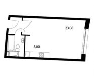 1-комнатная квартира площадью 34.2 кв.м, Силикатная ул., 62Т | цена 2 960 895 руб. | www.metrprice.ru