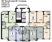 2-комнатная квартира площадью 60.6 кв.м, Новое ш., 33 | цена 5 350 000 руб. | www.metrprice.ru