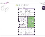 2-комнатная квартира площадью 77.7 кв.м, Хорошёвская 3-я улица, д.7 | цена 15 073 800 руб. | www.metrprice.ru