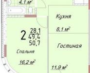 2-комнатная квартира площадью 50.7 кв.м, Старокоптевский пер., 8С8 | цена 8 365 500 руб. | www.metrprice.ru