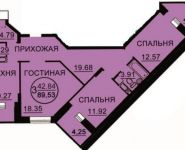3-комнатная квартира площадью 90 кв.м, Главная ул., 7К1 | цена 7 100 000 руб. | www.metrprice.ru