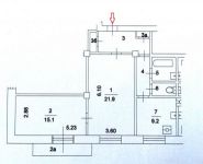 2-комнатная квартира площадью 63 кв.м, Вавилова ул., 55/7 | цена 13 490 000 руб. | www.metrprice.ru