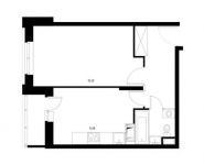 1-комнатная квартира площадью 37.8 кв.м, | цена 3 929 290 руб. | www.metrprice.ru