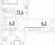 1-комнатная квартира площадью 38.5 кв.м, Строителей ул. | цена 2 136 750 руб. | www.metrprice.ru