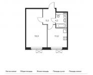 1-комнатная квартира площадью 40.3 кв.м,  | цена 5 299 450 руб. | www.metrprice.ru