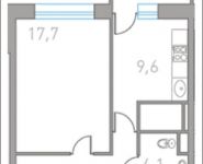 1-комнатная квартира площадью 41 кв.м в ЖК "Центр-2", Автозаводская ул. | цена 3 589 750 руб. | www.metrprice.ru