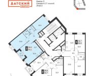 3-комнатная квартира площадью 64.1 кв.м, Липкинское шоссе, 1 | цена 5 464 525 руб. | www.metrprice.ru