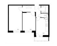 2-комнатная квартира площадью 51.5 кв.м, | цена 4 874 189 руб. | www.metrprice.ru