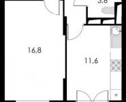 1-комнатная квартира площадью 41.5 кв.м, Кузьминская ул. | цена 4 300 000 руб. | www.metrprice.ru