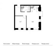 1-комнатная квартира площадью 50.8 кв.м в ЖК "Vander Park", Старокрымская улица, 13с1 | цена 12 247 880 руб. | www.metrprice.ru