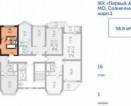 1-комнатная квартира площадью 38.5 кв.м, Жилинская ул., 2 | цена 2 847 075 руб. | www.metrprice.ru