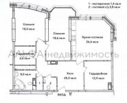 3-комнатная квартира площадью 120 кв.м, Староволынская ул., 12к4 | цена 43 990 000 руб. | www.metrprice.ru