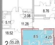 1-комнатная квартира площадью 44.6 кв.м в ЖК "Новокосино", Носовихинское шоссе, 27 | цена 6 100 000 руб. | www.metrprice.ru