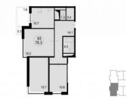3-комнатная квартира площадью 80.2 кв.м, Радио ул. | цена 8 076 140 руб. | www.metrprice.ru