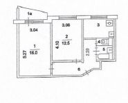 2-комнатная квартира площадью 47 кв.м, Славянский бул., 5К1 | цена 9 750 000 руб. | www.metrprice.ru