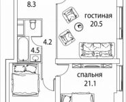 3-комнатная квартира площадью 91 кв.м, Золоторожский Вал, 11, стр. 9, корп.1 | цена 23 751 000 руб. | www.metrprice.ru