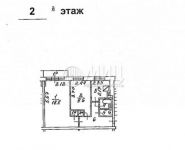 2-комнатная квартира площадью 44.8 кв.м,  | цена 5 800 000 руб. | www.metrprice.ru