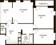 3-комнатная квартира площадью 105 кв.м, Усачева ул., 11 | цена 70 330 000 руб. | www.metrprice.ru