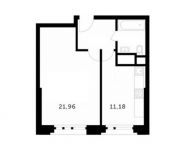 1-комнатная квартира площадью 26.1 кв.м,  | цена 3 232 986 руб. | www.metrprice.ru